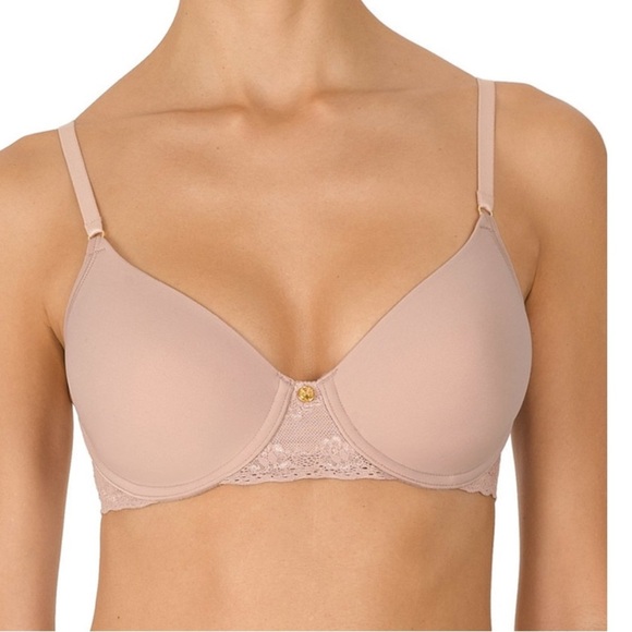 NEW NATORI Bliss perfection tshirt bra in rose beige - Picture 1 of 8